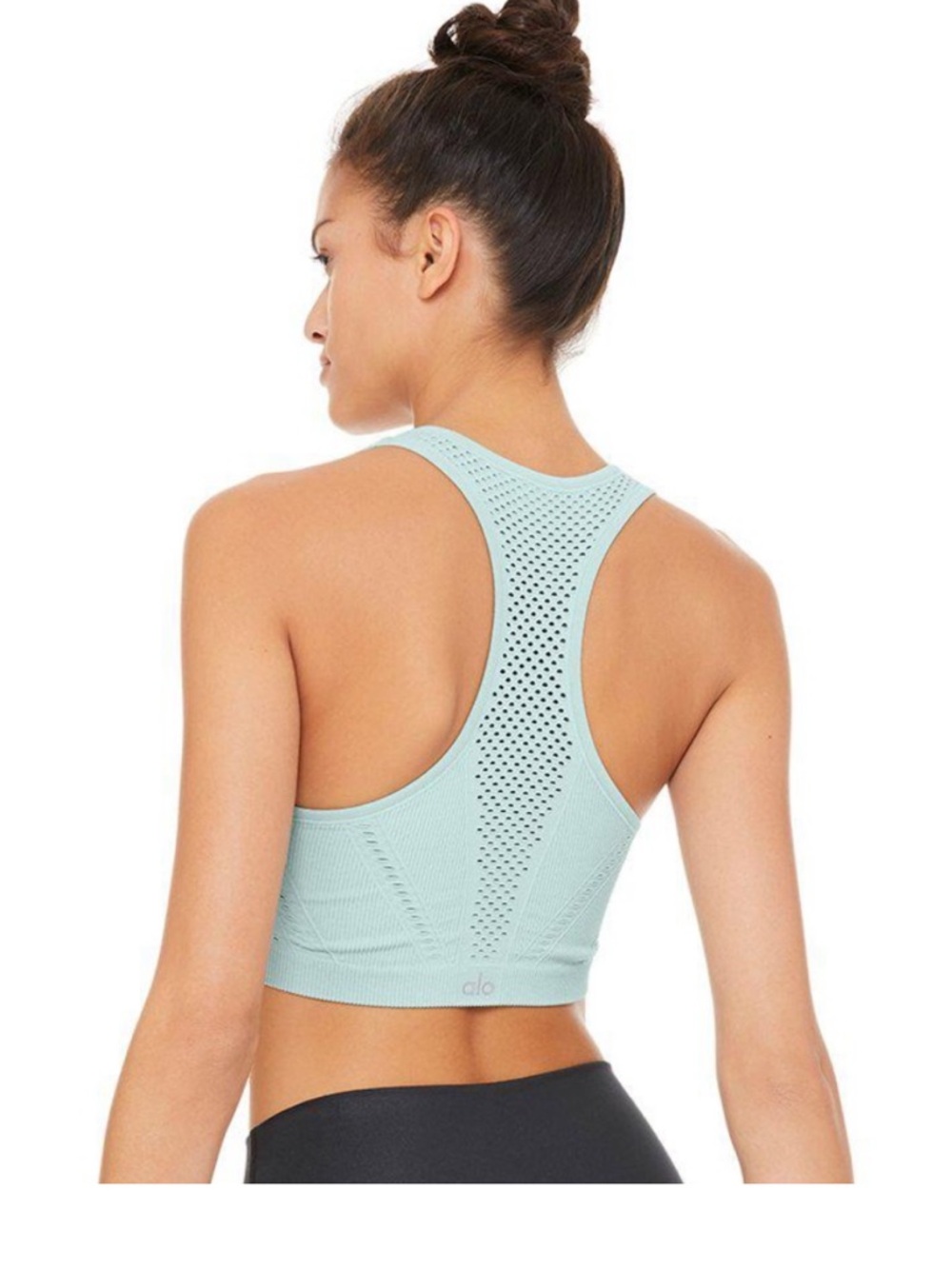 ALO Yoga Lark Racerback Bra Powder Blue
